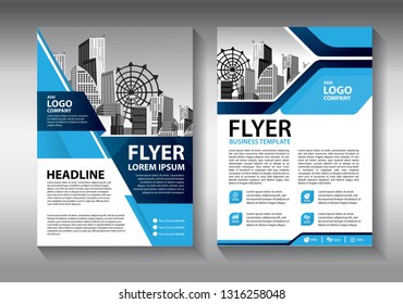 Business abstract vector template. Brochure design, cover modern layout, annual report, poster, flyer in A4 with colorful triangles, geometric shapes for tech, science, market with light background
