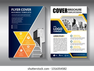 Business Brochure Template Tri Fold Layout Stock Vector (Royalty Free ...