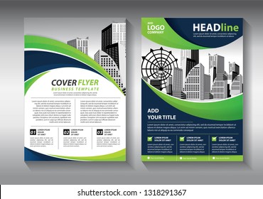 Business abstract vector template. Brochure design, cover modern layout, annual report, poster, flyer in A4 with colorful triangles, geometric shapes for tech, science, market with light background