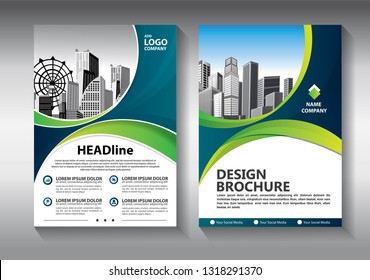 Business abstract vector template. Brochure design, cover modern layout, annual report, poster, flyer in A4 with colorful triangles, geometric shapes for tech, science, market with light background