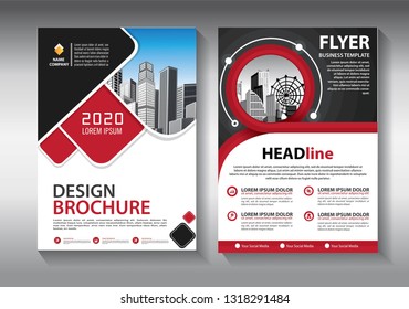 Business abstract vector template. Brochure design, cover modern layout, annual report, poster, flyer in A4 with colorful triangles, geometric shapes for tech, science, market with light background