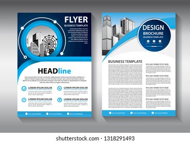 Business abstract vector template. Brochure design, cover modern layout, annual report, poster, flyer in A4 with colorful triangles, geometric shapes for tech, science, market with light background
