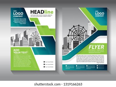 Business abstract vector template. Brochure design, cover modern layout, annual report, poster, flyer in A4 with colorful triangles, geometric shapes for tech, science, market with light background