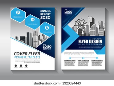 Business abstract vector template. Brochure design, cover modern layout, annual report, poster, flyer in A4 with colorful triangles, geometric shapes for tech, science, market with light background