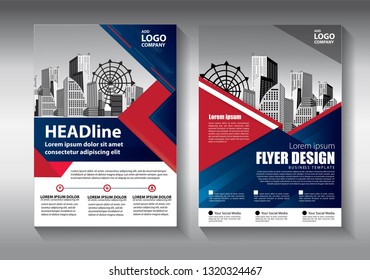 Business abstract vector template. Brochure design, cover modern layout, annual report, poster, flyer in A4 with colorful triangles, geometric shapes for tech, science, market with light background