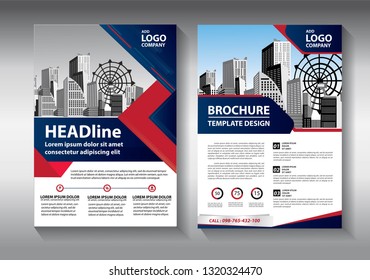 Business abstract vector template. Brochure design, cover modern layout, annual report, poster, flyer in A4 with colorful triangles, geometric shapes for tech, science, market with light background