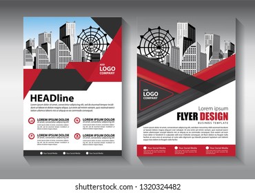 Business abstract vector template. Brochure design, cover modern layout, annual report, poster, flyer in A4 with colorful triangles, geometric shapes for tech, science, market with light background