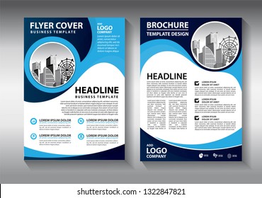 Business abstract vector template. Brochure design, cover modern layout, annual report, poster, flyer in A4 with colorful triangles, geometric shapes for tech, science, market with light background