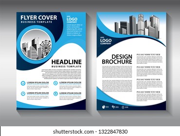 Business abstract vector template. Brochure design, cover modern layout, annual report, poster, flyer in A4 with colorful triangles, geometric shapes for tech, science, market with light background