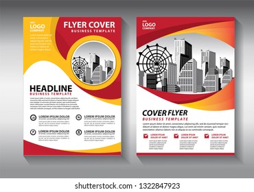 Business abstract vector template. Brochure design, cover modern layout, annual report, poster, flyer in A4 with colorful triangles, geometric shapes for tech, science, market with light background