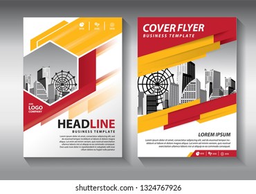 Business abstract vector template. Brochure design, cover modern layout, annual report, poster, flyer in A4 with colorful triangles, geometric shapes for tech, science, market with light background