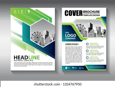 Business abstract vector template. Brochure design, cover modern layout, annual report, poster, flyer in A4 with colorful triangles, geometric shapes for tech, science, market with light background