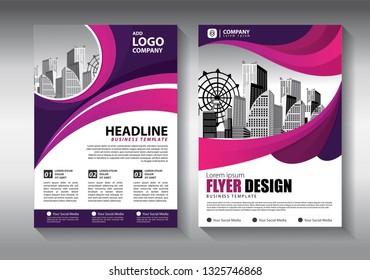 Business abstract vector template. Brochure design, cover modern layout, annual report, poster, flyer in A4 with colorful triangles, geometric shapes for tech, science, market with light background