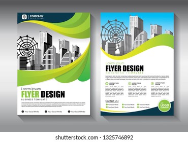 Business abstract vector template. Brochure design, cover modern layout, annual report, poster, flyer in A4 with colorful triangles, geometric shapes for tech, science, market with light background