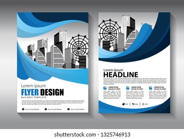 Business abstract vector template. Brochure design, cover modern layout, annual report, poster, flyer in A4 with colorful triangles, geometric shapes for tech, science, market with light background