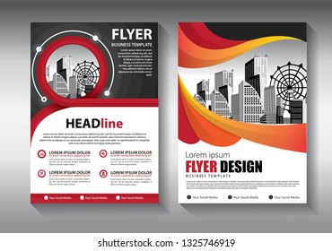 Business abstract vector template. Brochure design, cover modern layout, annual report, poster, flyer in A4 with colorful triangles, geometric shapes for tech, science, market with light background