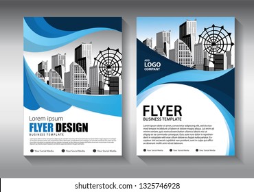 Business abstract vector template. Brochure design, cover modern layout, annual report, poster, flyer in A4 with colorful triangles, geometric shapes for tech, science, market with light background