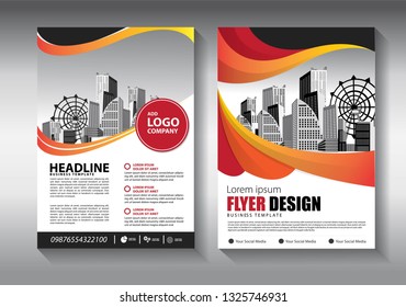 Business abstract vector template. Brochure design, cover modern layout, annual report, poster, flyer in A4 with colorful triangles, geometric shapes for tech, science, market with light background
