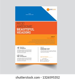 Business abstract vector template. Brochure design, cover modern layout, annual report, poster, flyer 