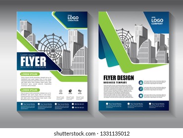 Business abstract vector template. Brochure design, cover modern layout, annual report, poster, flyer in A4 with colorful triangles, geometric shapes for tech, science, market with light background