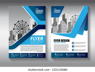 Business abstract vector template. Brochure design, cover modern layout, annual report, poster, flyer in A4 with colorful triangles, geometric shapes for tech, science, market with light background