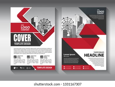 Business abstract vector template. Brochure design, cover modern layout, annual report, poster, flyer in A4 with colorful triangles, geometric shapes for tech, science, market with light background