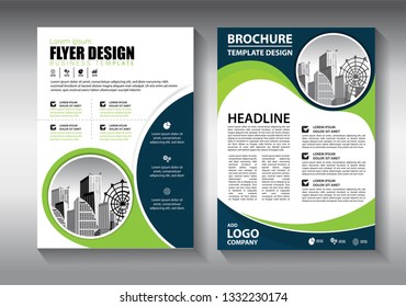 Business abstract vector template. Brochure design, cover modern layout, annual report, poster, flyer in A4 with colorful triangles, geometric shapes for tech, science, market with light background