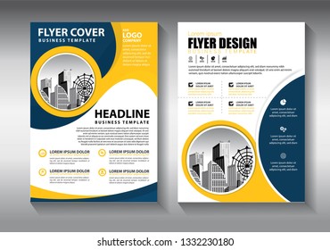 Business abstract vector template. Brochure design, cover modern layout, annual report, poster, flyer in A4 with colorful triangles, geometric shapes for tech, science, market with light background