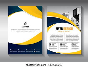 Business abstract vector template. Brochure design, cover modern layout, annual report, poster, flyer in A4 with colorful triangles, geometric shapes for tech, science, market with light background