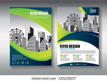 Business abstract vector template. Brochure design, cover modern layout, annual report, poster, flyer in A4 with colorful triangles, geometric shapes for tech, science, market with light background