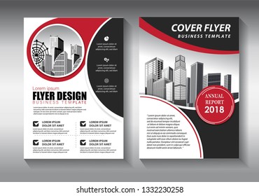Business abstract vector template. Brochure design, cover modern layout, annual report, poster, flyer in A4 with colorful triangles, geometric shapes for tech, science, market with light background