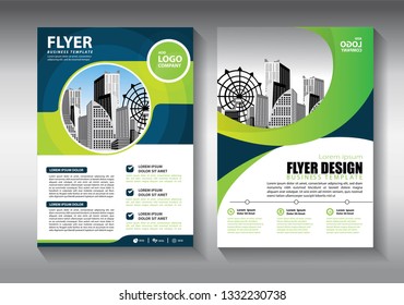 Business abstract vector template. Brochure design, cover modern layout, annual report, poster, flyer in A4 with colorful triangles, geometric shapes for tech, science, market with light background