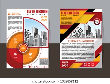 Business abstract vector template Brochure design cover modern layout annual report
poster flyer in A4 with colorful triangles geometric shapes for tech science market with light background