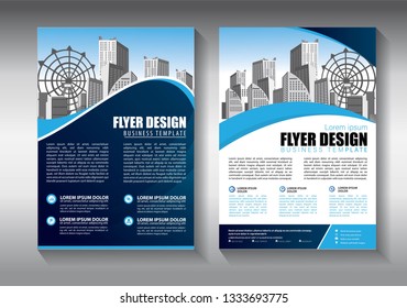 Business abstract vector template. Brochure design, cover modern layout, annual report, poster, flyer in A4 with colorful triangles, geometric shapes for tech, science, market with light background