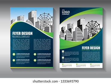 Business abstract vector template. Brochure design, cover modern layout, annual report, poster, flyer in A4 with colorful geometric shapes for tech, science, market with light background