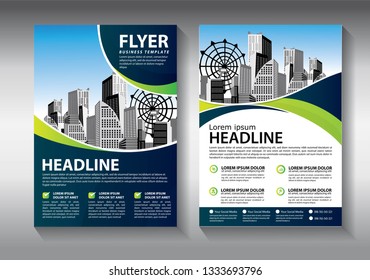 Business abstract vector template. Brochure design, cover modern layout, annual report, poster, flyer in A4 with colorful geometric shapes for tech, science, market with light background