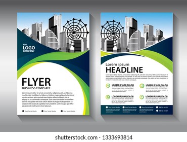 Business abstract vector template. Brochure design, cover modern layout, annual report, poster, flyer in A4 with colorful triangles, geometric shapes for tech, science, market with light background