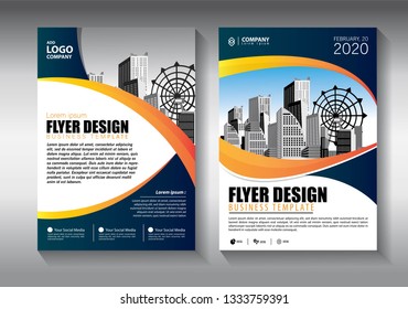 Business abstract vector template. Brochure design, cover modern layout, annual report, poster, flyer in A4 with colorful triangles, geometric shapes for tech, science, market with light background