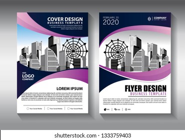 Business abstract vector template. Brochure design, cover modern layout, annual report, poster, flyer in A4 with colorful triangles, geometric shapes for tech, science, market with light background