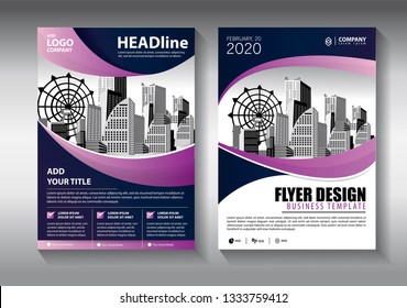 Business abstract vector template. Brochure design, cover modern layout, annual report, poster, flyer in A4 with colorful triangles, geometric shapes for tech, science, market with light background