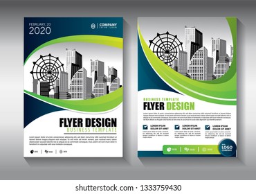 Business abstract vector template. Brochure design, cover modern layout, annual report, poster, flyer in A4 with colorful triangles, geometric shapes for tech, science, market with light background