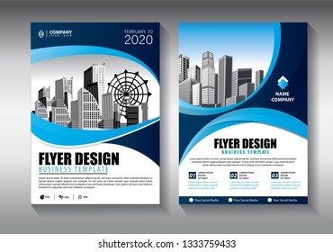 Business abstract vector template. Brochure design, cover modern layout, annual report, poster, flyer in A4 with colorful triangles, geometric shapes for tech, science, market with light background