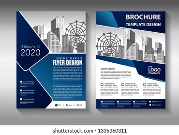 Business abstract vector template. Brochure design, cover modern layout, annual report, poster, flyer in A4 with colorful triangles, geometric shapes for tech, science, market with light background