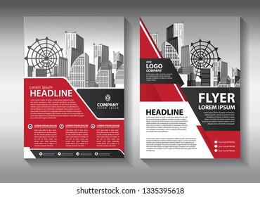 Business abstract vector template. Brochure design, cover modern layout, annual report, poster, flyer in A4 with colorful triangles, geometric shapes for tech, science, market with light background
