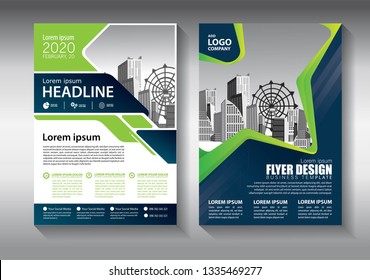 Business abstract vector template. Brochure design, cover modern layout, annual report, poster, flyer in A4 with colorful triangles, geometric shapes for tech, science, market with light background