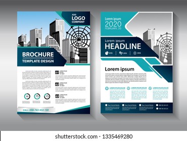 Business abstract vector template. Brochure design, cover modern layout, annual report, poster, flyer in A4 with colorful triangles, geometric shapes for tech, science, market with light background