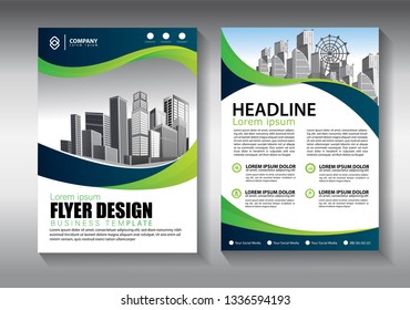 Business abstract vector template. Brochure design, cover modern layout, annual report, poster, flyer in A4 with colorful triangles, geometric shapes for tech, science, market with light background