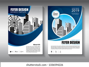 Business abstract vector template. Brochure design, cover modern layout, annual report, poster, flyer in A4 with colorful triangles, geometric shapes for tech, science, market with light background