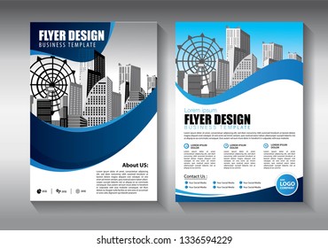 Business abstract vector template. Brochure design, cover modern layout, annual report, poster, flyer in A4 with colorful triangles, geometric shapes for tech, science, market with light background
