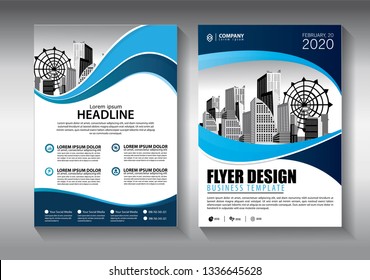 Business abstract vector template. Brochure design, cover modern layout, annual report, poster, flyer in A4 with colorful triangles, geometric shapes for tech, science, market with light background